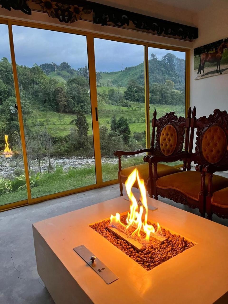 Alojamiento Con Vista Al Rio Y Paisajes Hermosos Vila Manizales Exterior foto